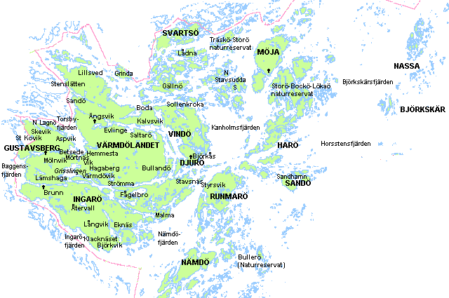 Karta Värmdö Skärgård | Karta